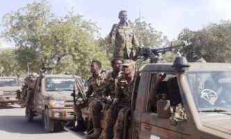 Sudanese army troops in Kharttoum file photo