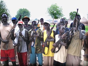 jpg Members of an armed group in Akobo Jonglei state 2006 UN