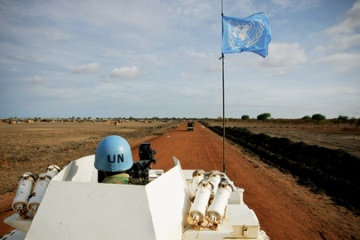 jpg zambian peacekeepers from the united nations mission in sudan unmis patrol streets in abyei 24 may 2011 un