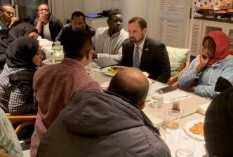 US envoy for Sudan Tom Perriello meets Sudanese youth in Cairo on March 2024