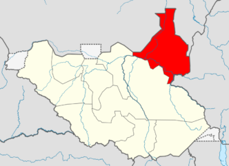 Upper Nile State map