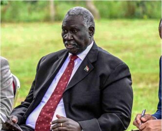 Malik Agar meeting Ugandan president unseen