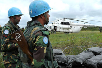 jpg un peacekeepers in south sudan with one of their helicopters unmiss